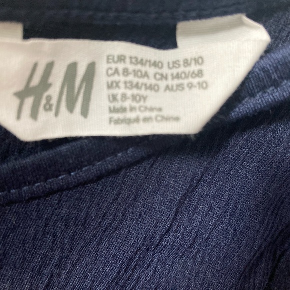 Navy blue tulle dress. H&M. - Picture 3 of 3